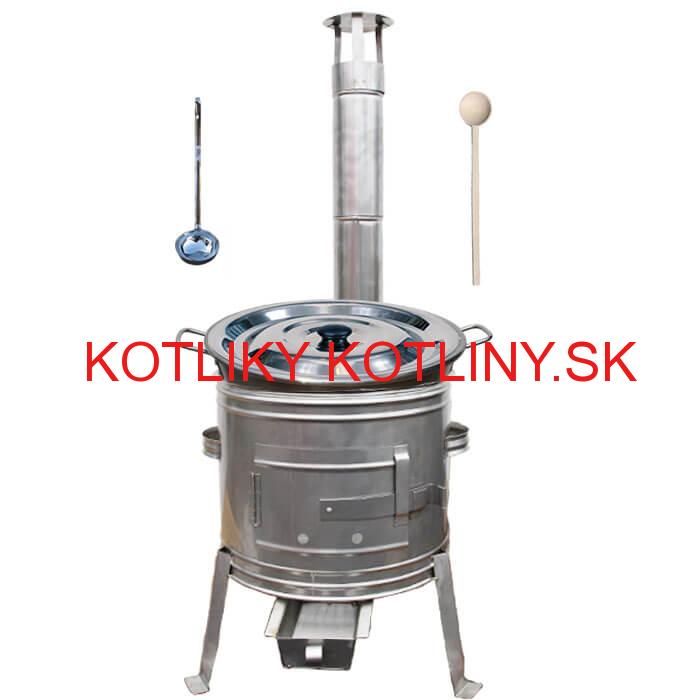 Nerezový kotol 40 L + nerezová kotlina 45 cm TOPLUX