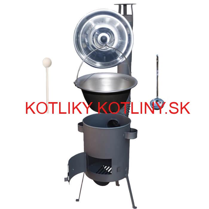 Nerezový kotlík 20 L (1,5 mm) + žiaruvzdorná kotlina 42 PLUS 600 4 MM