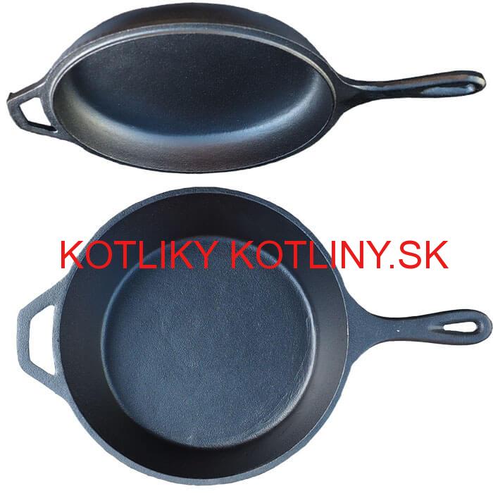Liatinová panvica s pokrievkou 26,5 cm