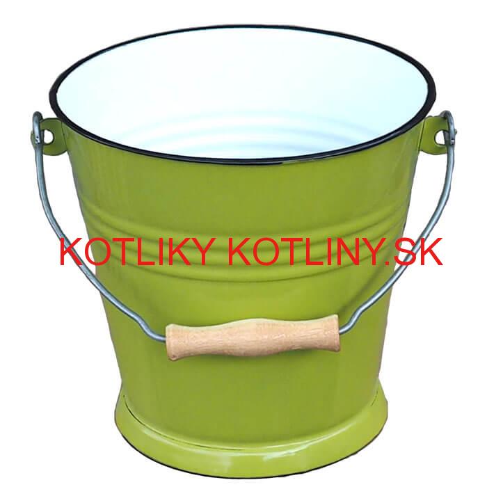 Smaltované vedro 5 l GREEN
