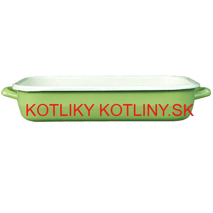 Smaltovaný pekáč 46 x 24 cm GREEN