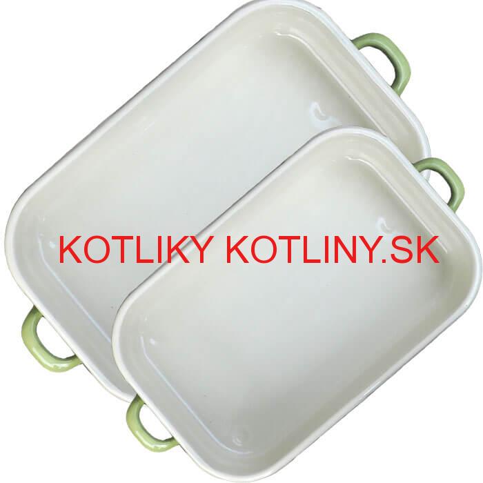 Smaltovane pekáče GREEN 2 ks