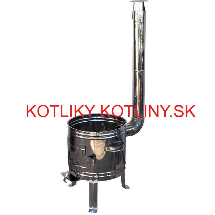 Nerezová kotlina s antikorovou úpravou 36 cm INOX