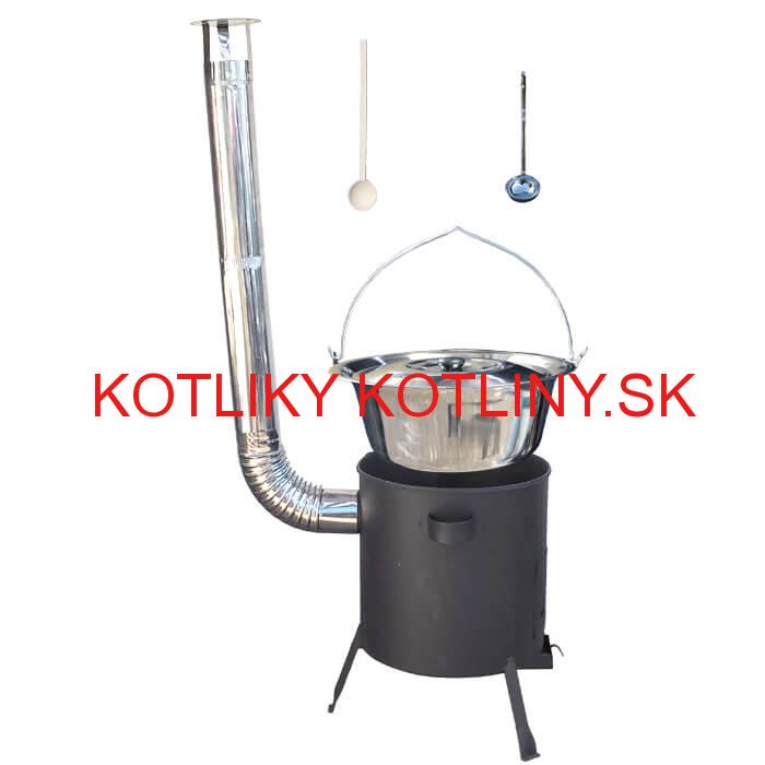 Antikorový kotlík 20 L (1,2 mm) + žiaruvzdorná kotlina (1 mm) 42 PLUS 600