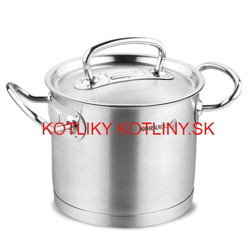 Sada nerezových hrncov s pokrievkou + rajnica 2 + 1 ks 5 L, 9 L, 1,5 L