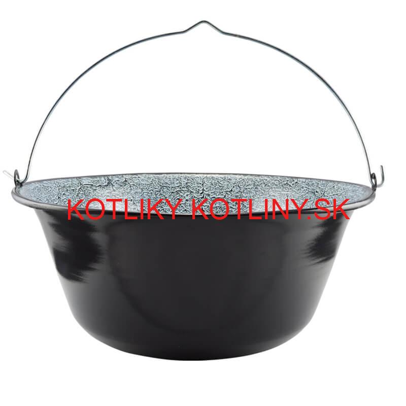 Smaltovaný kotlík 20 L + Nerezová kotlina 42 INOX + vareška + misky 12 ks