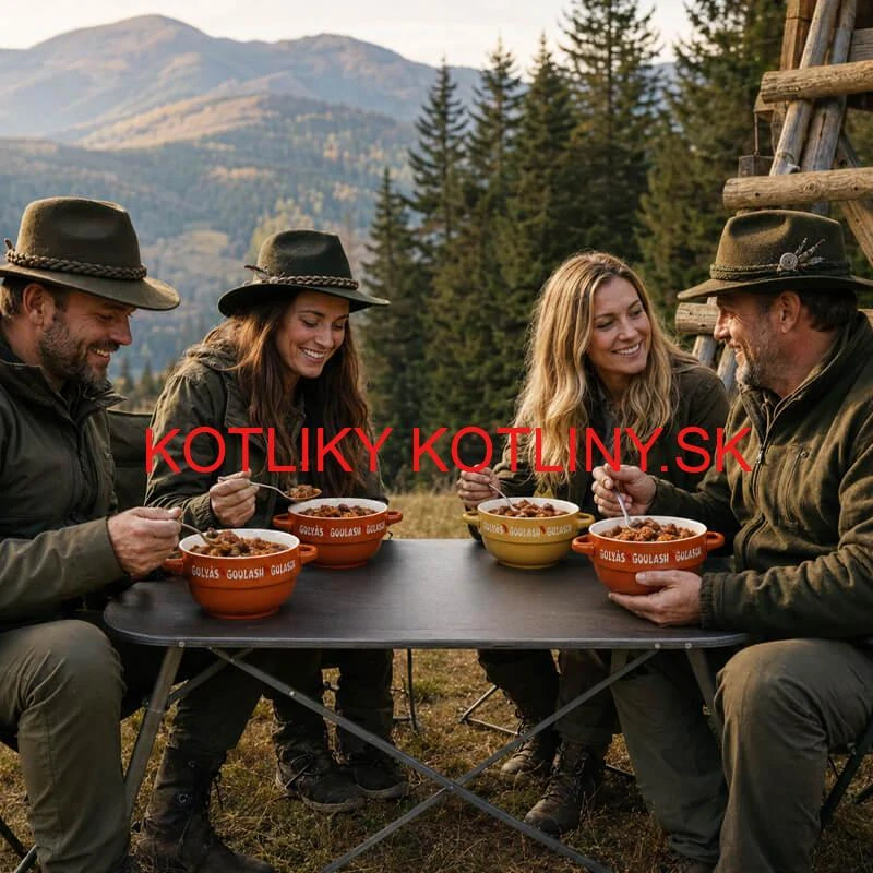 Keramické misky na servírovanie gulášu 0,75 l, 4 ks