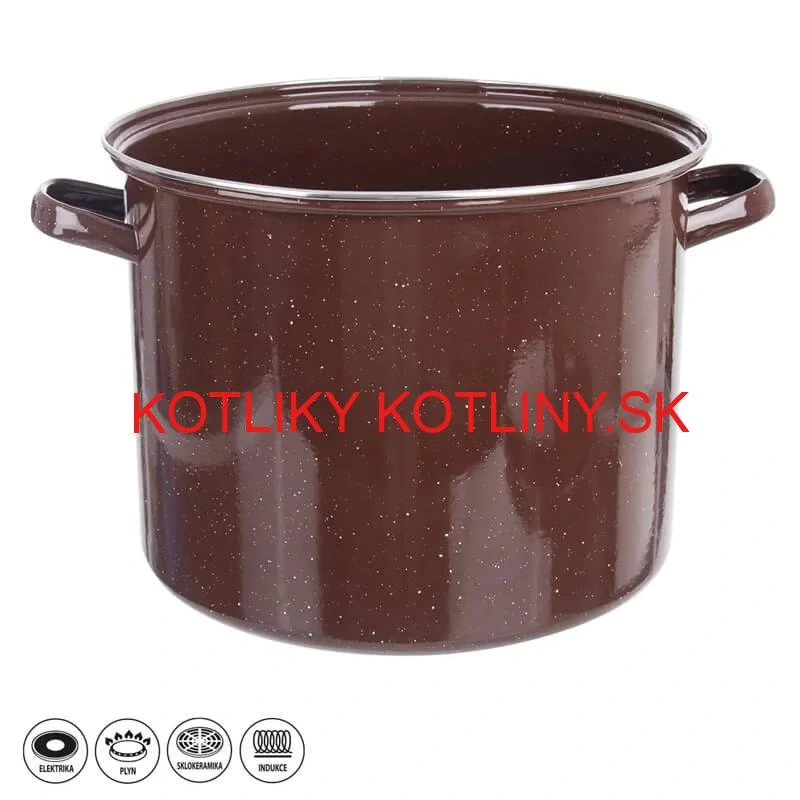Hrniec hrubostenný smaltovaný + pokrievka 20 l FALCO + korenie na guláš - sladké 100 g