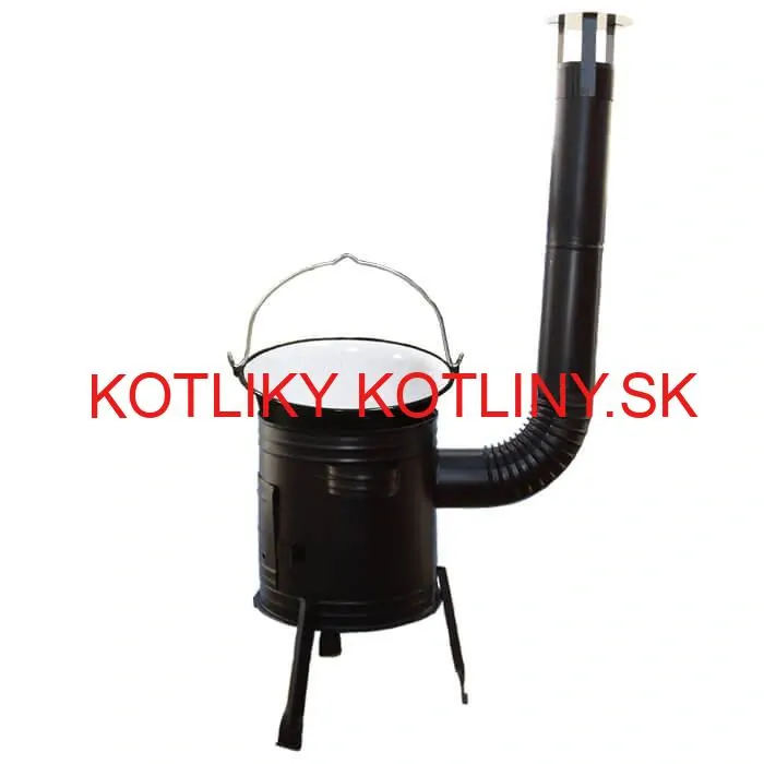 Smaltovaný kotlík 25 L (1,2 mm) + kovová kotlina 42 CLASSIC (KOV) Easy party