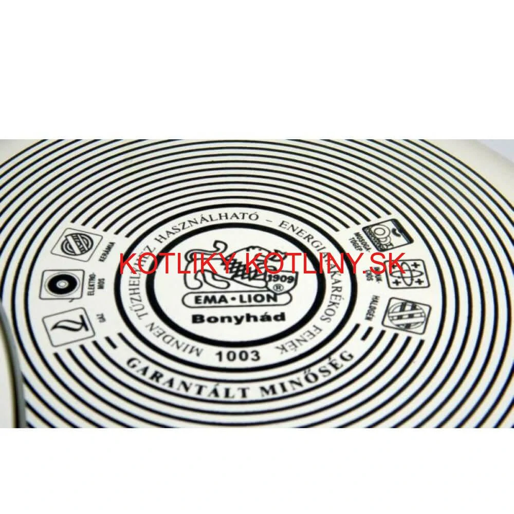 Smaltovaný hrniec s kvetinovým vzorom – Nezábudka 2 l + pokrievka