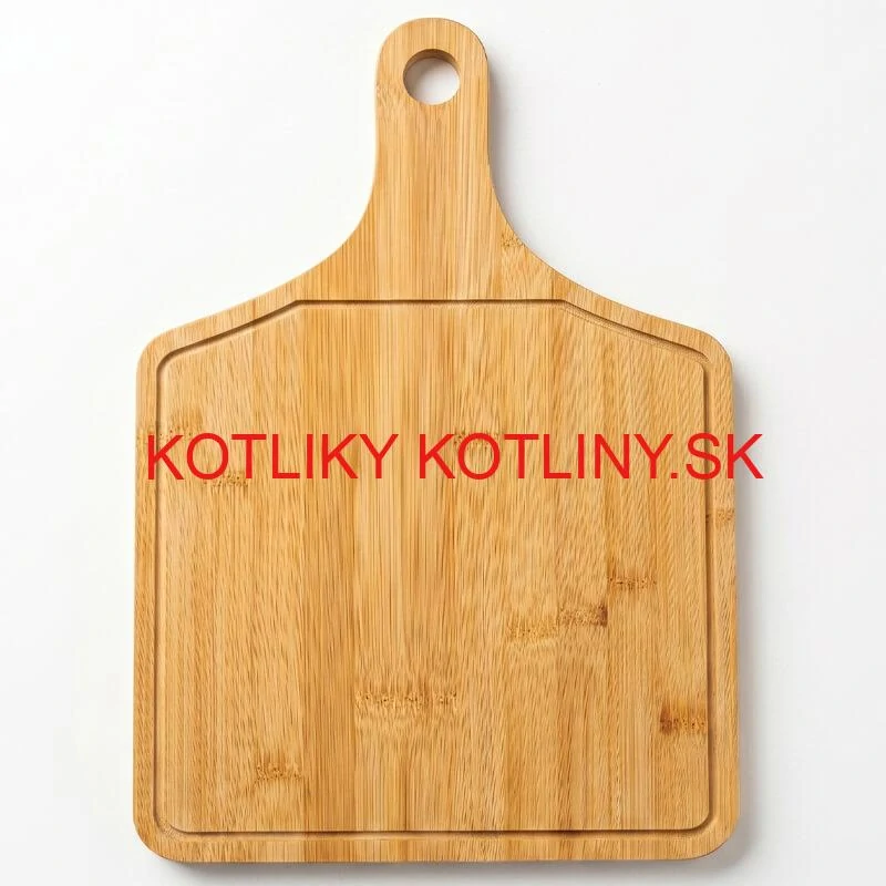 Bambusová doska na krájanie 41×26,5 cm s rukoväťou