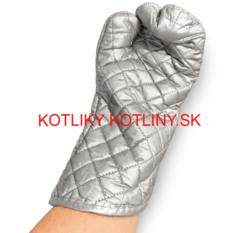 Chňapka strieborná s dlhým rukávom 35 cm