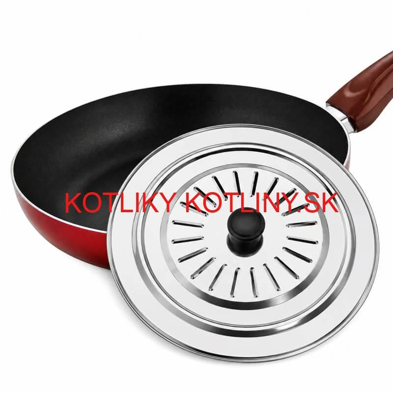 Nerezová pokrievka proti striekaniu 26 cm