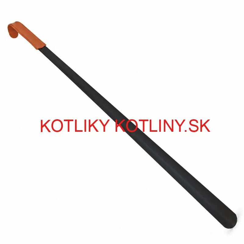Kovový obuvák 80 cm s rukoväťou zo syntetickej kože