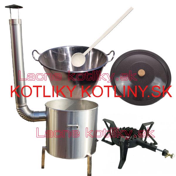 Zabíjačková nerezová súprava 60 L + horák KEMPER