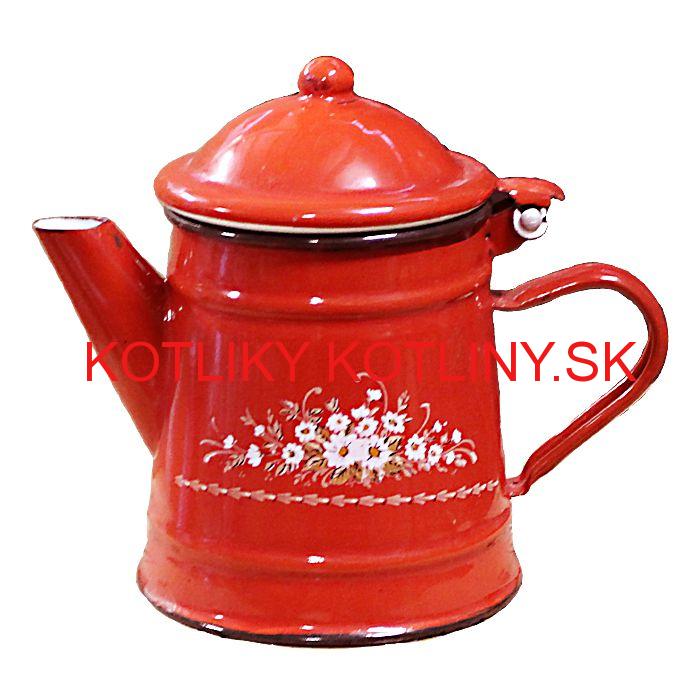 Smaltovaná kanvica 1 L DEKO