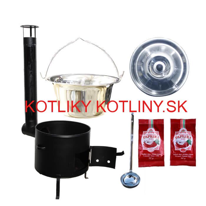 Kotlíkový gulášový set 36 CLASSIC + 15 L antikorový kotlík (1,2 mm)