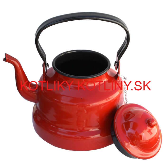 Smaltovaný čajník 1,5 L RED
