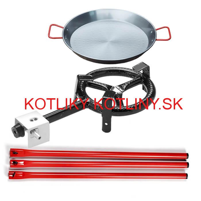 Paella panvica 26 cm s horákom a stojanom