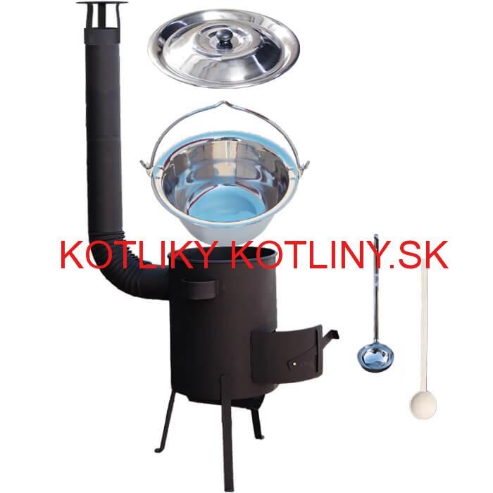 Antikorový kotlík 20 L (1,2 mm) + žiaruvzdorná kotlina 42 PLUS 600 4 MM