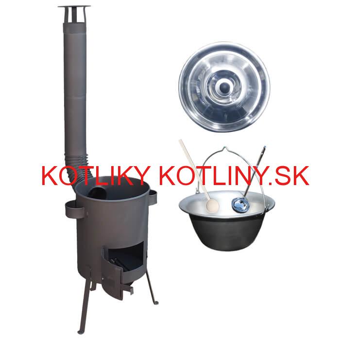 Nerezový kotlík 30 L (1,5 mm) + žiaruvzdorná kotlina 45 PLUS 600 4 MM