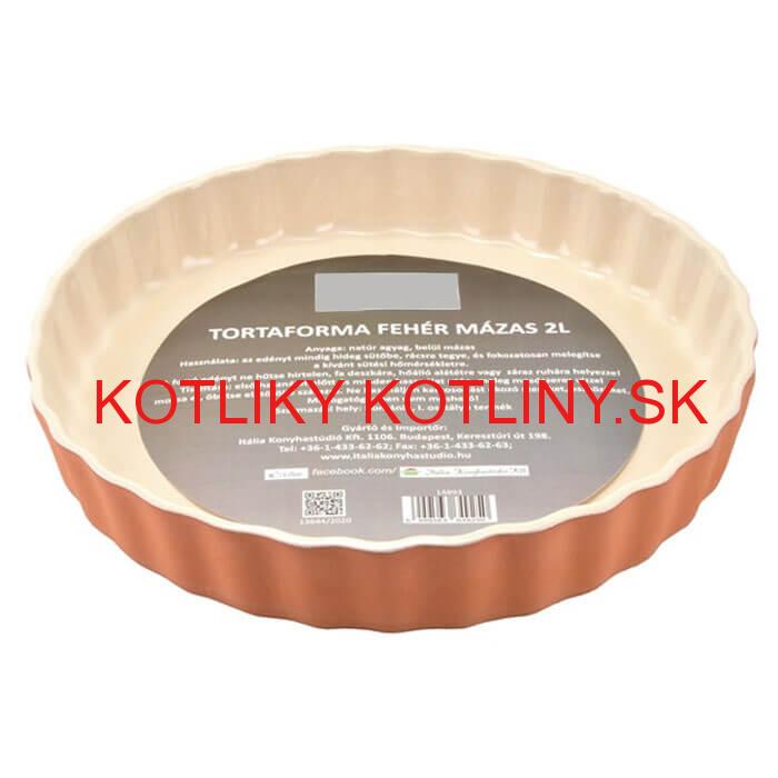 Hlinená forma na tortu s glazúrou 30 cm