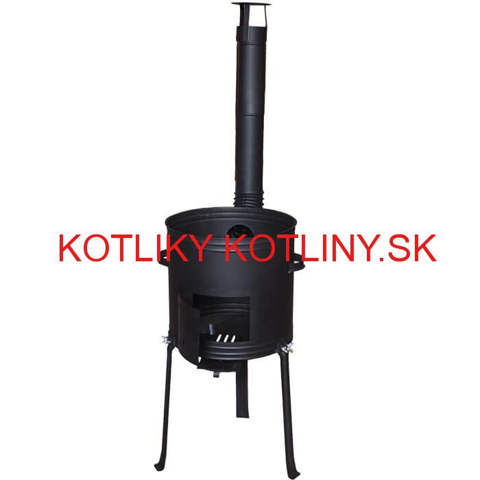 Kotlina 42 cm, vysoká + žiaruvzdorná farba Plus 700