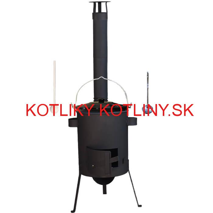 Smaltovaný kotlík 25 L + žiaruvzdorná kotlina 45 PLUS 600 4 MM