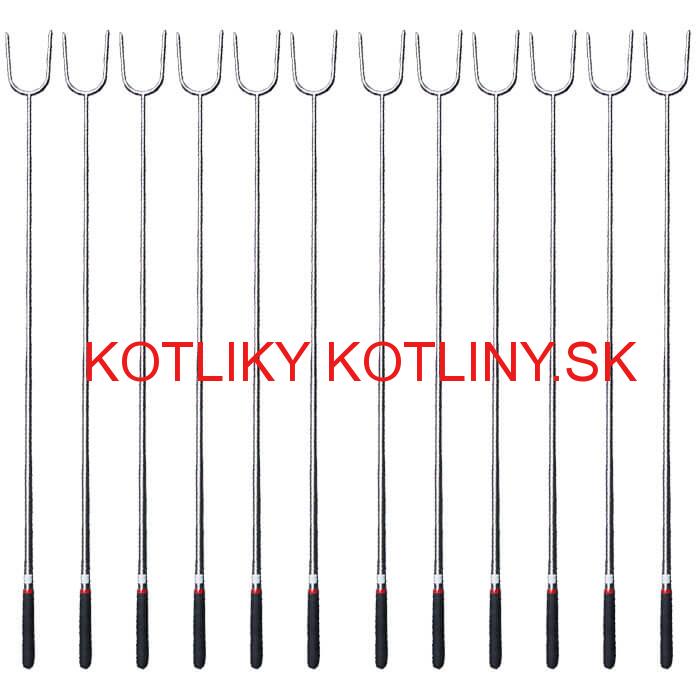 Vidličky na opekanie 24,5 cm - 84,5 cm – teleskopické 12 ks