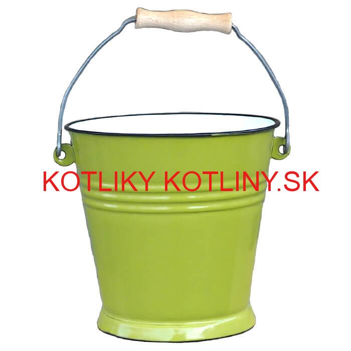 Smaltované vedro 5 l GREEN