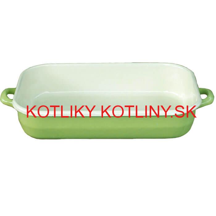 Smaltovaný pekáč 46 x 24 cm GREEN