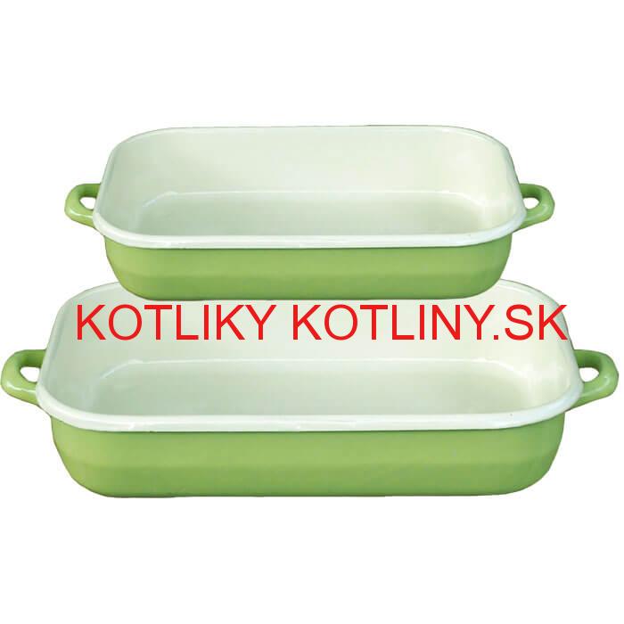 Smaltovane pekáče GREEN 2 ks