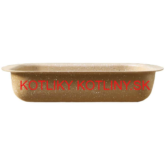 Pekáč s granitovým povrchom 29 x 20 cm hnedý Granit Line