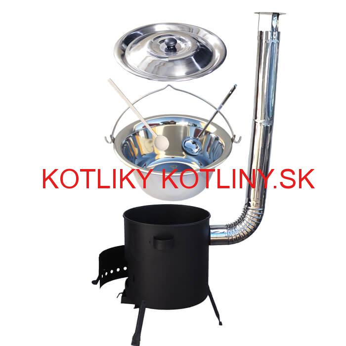 Antikorový kotlík 22 L (0,8 mm) + žiaruvzdorná kotlina (1 mm) 42 PLUS 600