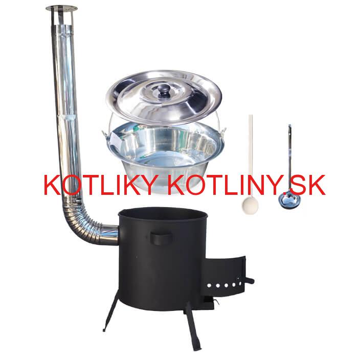 Antikorový kotlík 20 L (1,2 mm) + žiaruvzdorná kotlina (1 mm) 42 PLUS 600