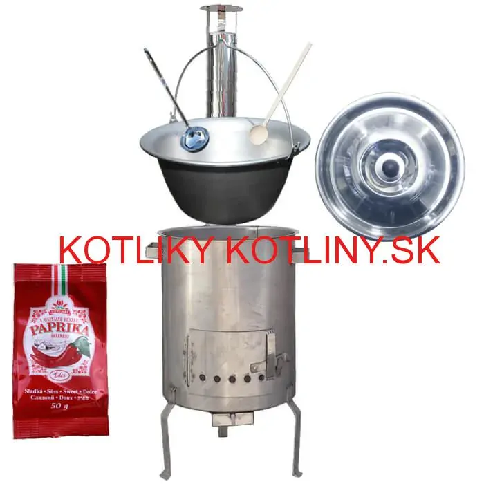Nerezový kotlík 20 L (1,5 mm) + nerezová kotlina (1,5 mm) 39 cm STRONG EXCLUSIVE