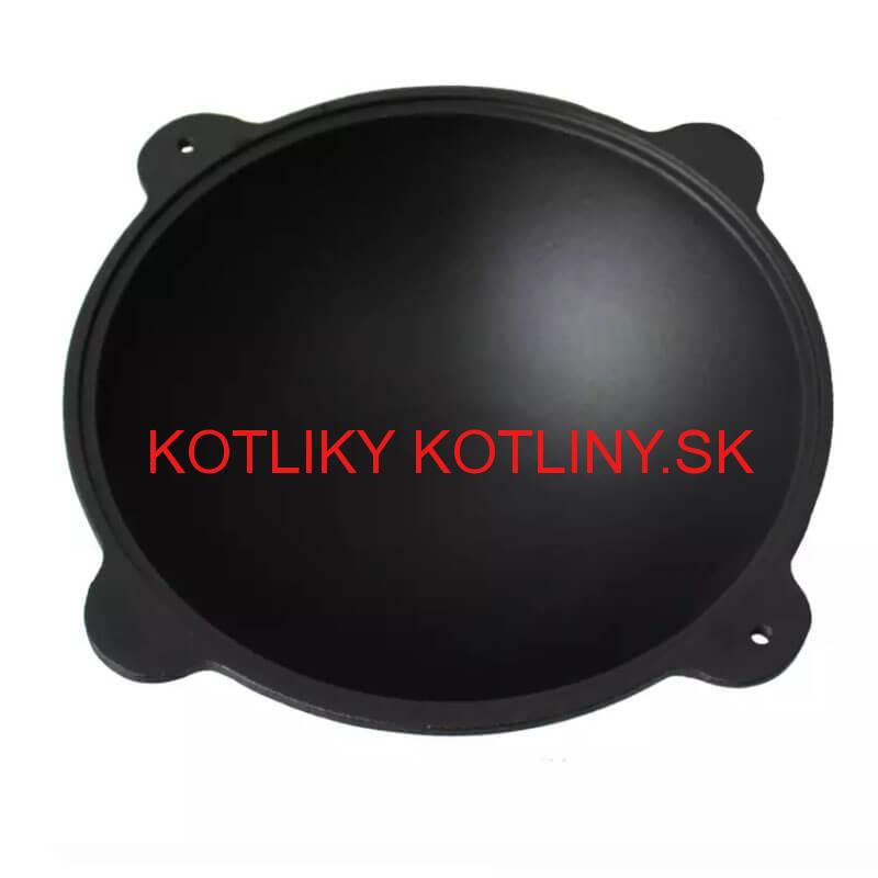 Liatinový wok s pokrievkou so 4 úchytmi 51 cm