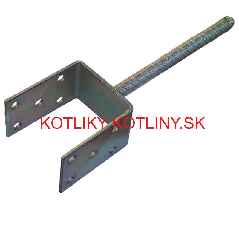 Pätka zápustná, kotviaca, pozinkovaná 8 cm