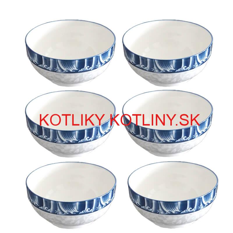 Keramické misky na servírovanie gulášu 15 cm 6 ks