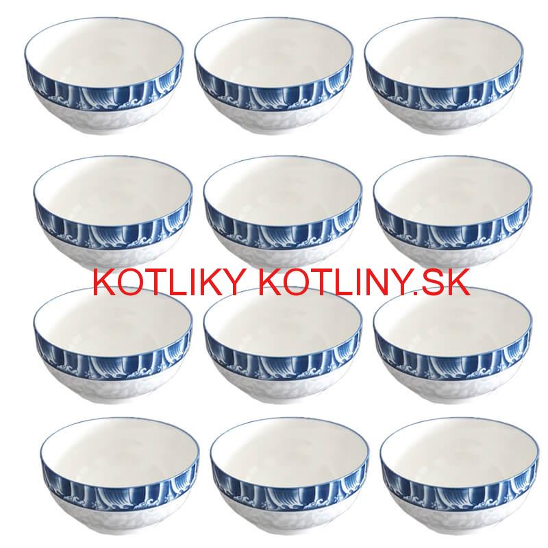 Keramické misky na servírovanie gulášu 15 cm 12 ks