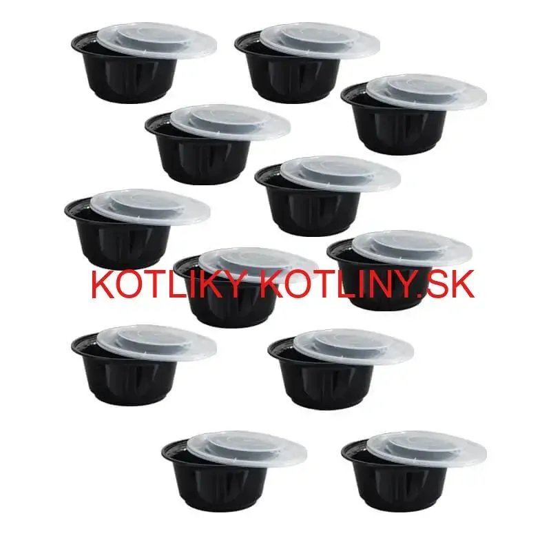 Smaltovaný kotlík 13 L + kovová kotlina 36 KOV + misky 12 ks