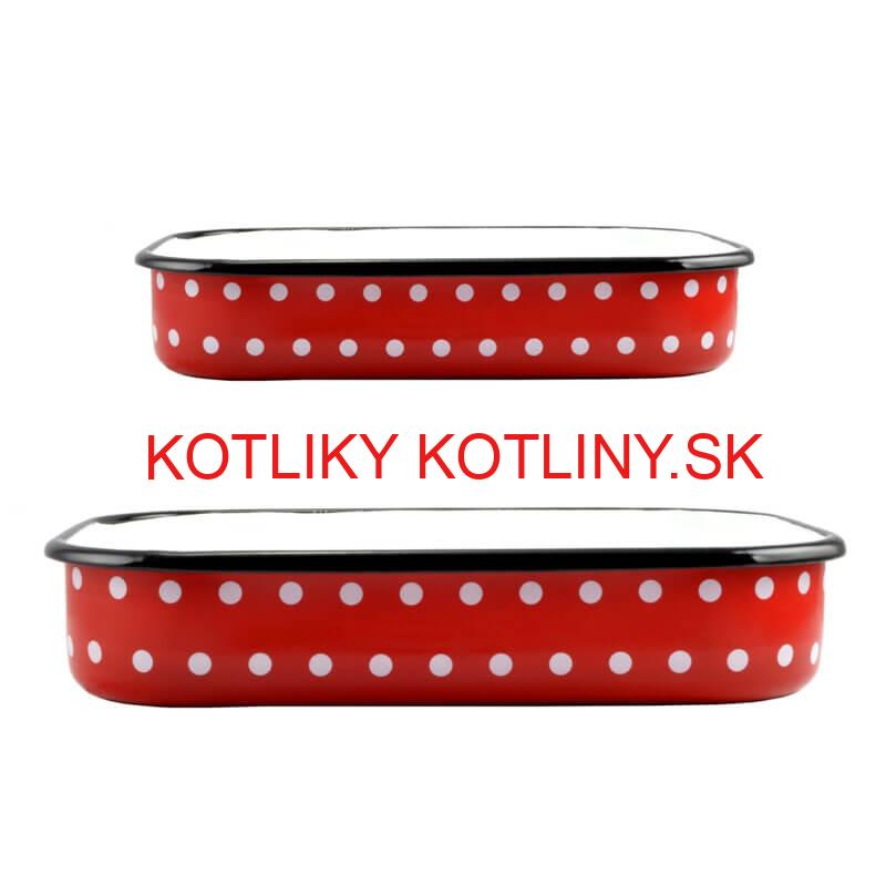 Smaltovane pekáče DECOR 2 ks