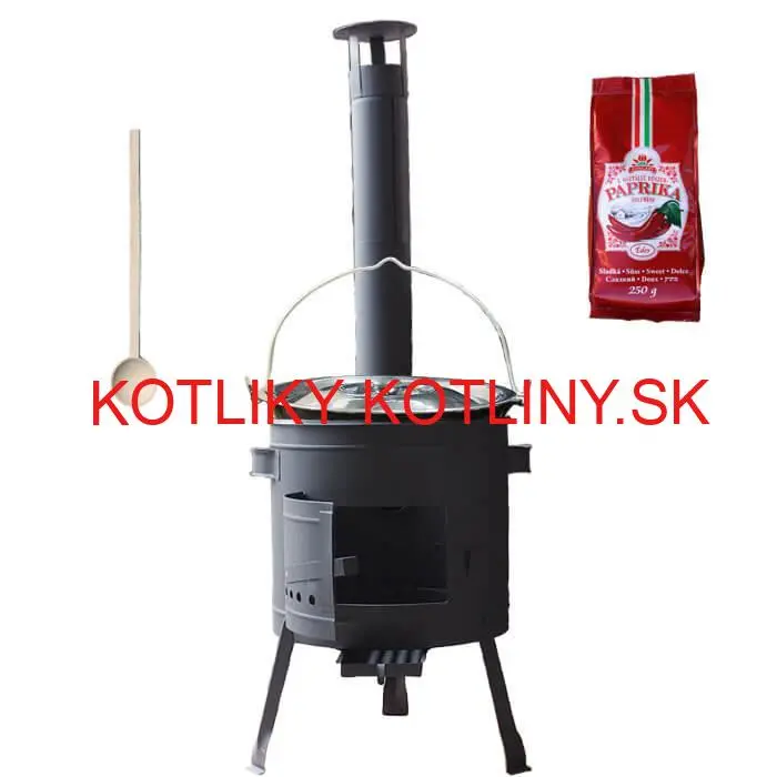 Smaltovaný kotlík 25 L (1,2 mm) + hrubostenná (1,5 mm) žiaruvzdorná kotlina BALKY STRONG 42 PLUS 600