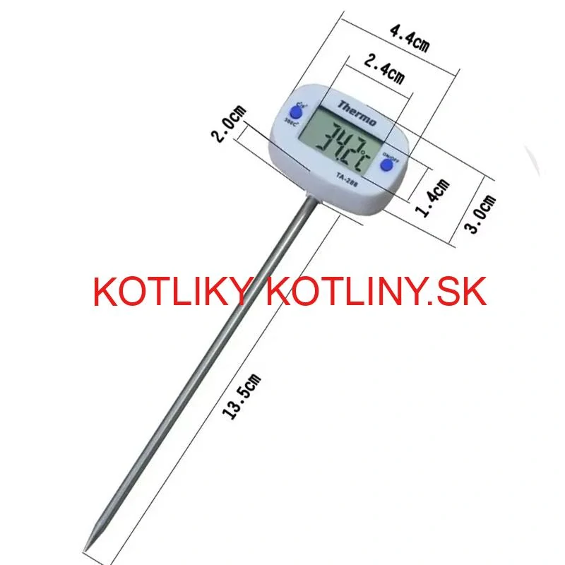 Kuchynský digitálny teplomer