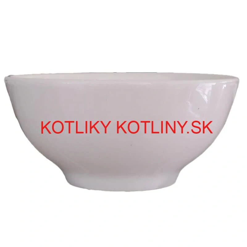 Keramické misky na servírovanie gulášu 15 cm 6 ks biele