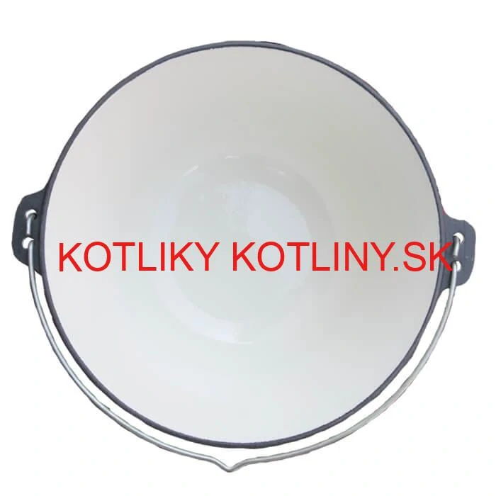 Liatinový kotlík 22 L – smaltovaný povrch