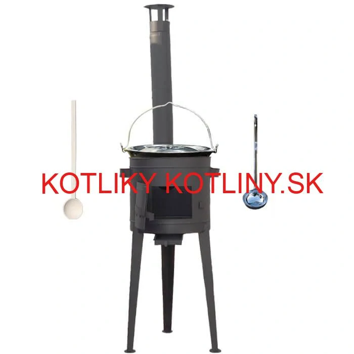 Smaltovaný kotlík 30 L (1,2 mm) + vysoká kotlina 47 cm (2 mm) HODO PLUS 600