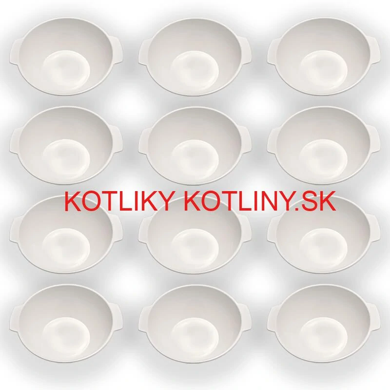 Sada 12 ks: Plastová miska na fajnový kotlíkový guláš a polievky – 750 ml