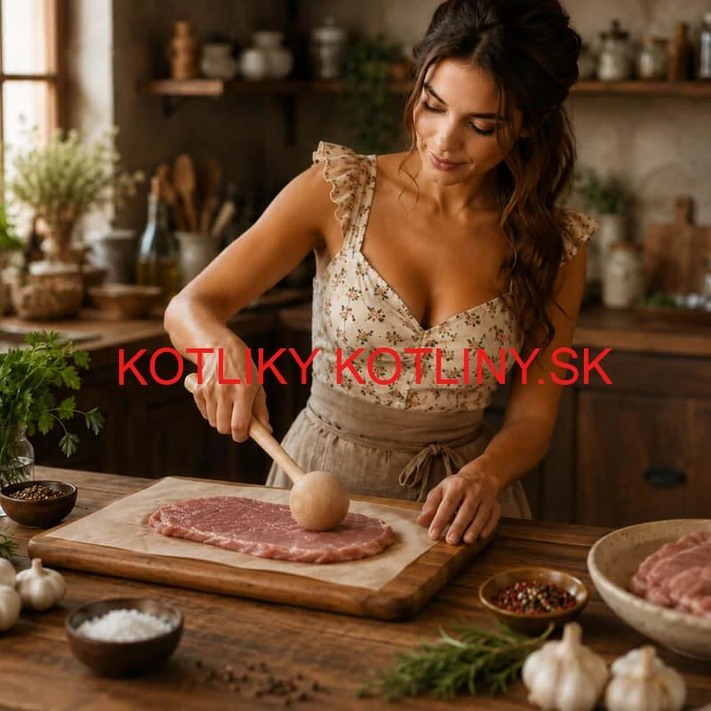 Drevený tĺčik na mäso 29 cm