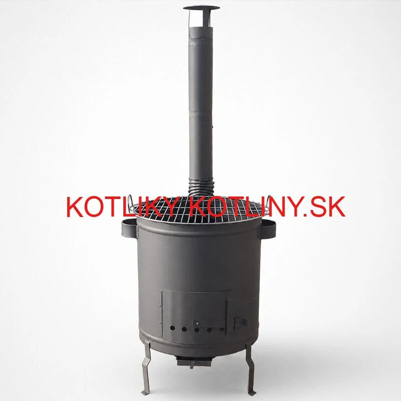Nerezový grilovací rošt 51 cm na záhradu s úchytmi